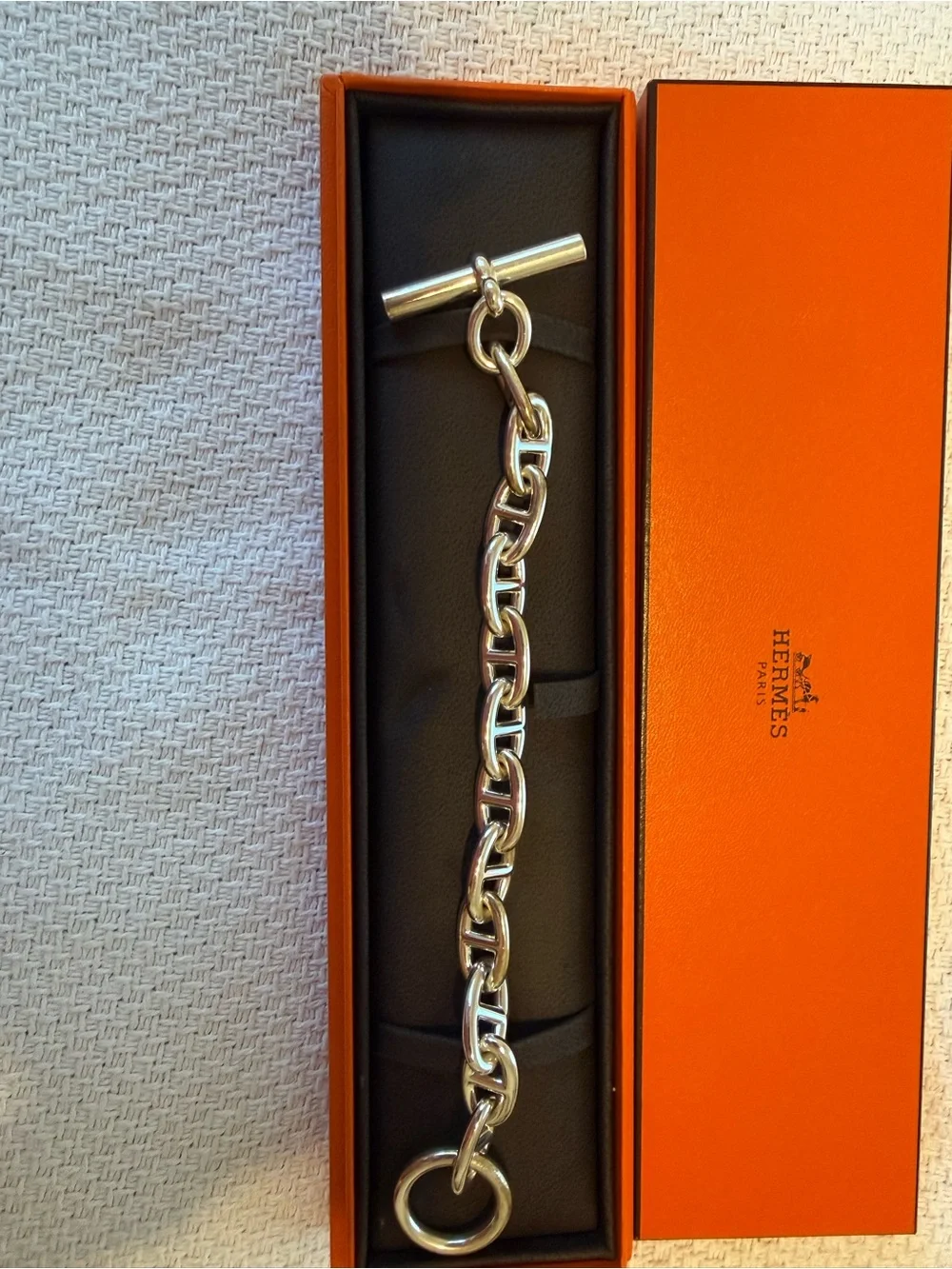 Hermès Chaine d’ancre bracelet size large - Picture 2 of 9